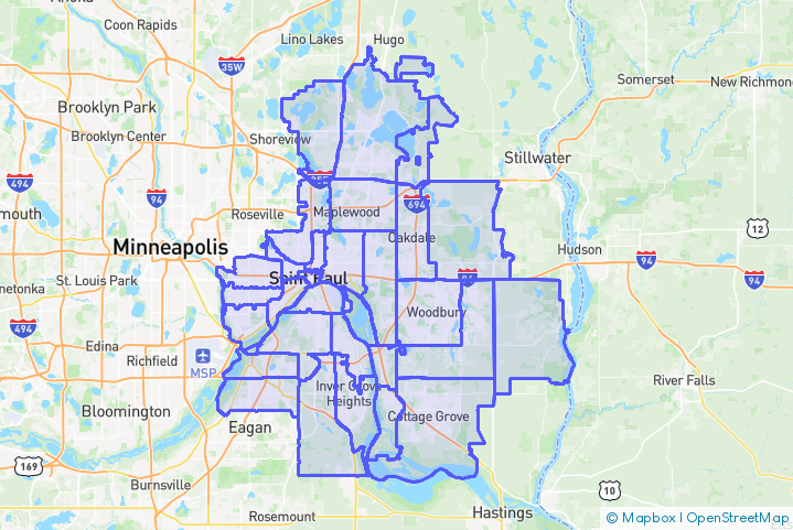 Service Area Map