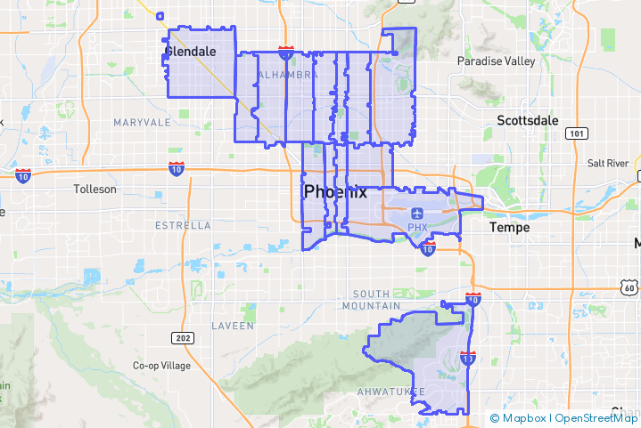 Service Area Map