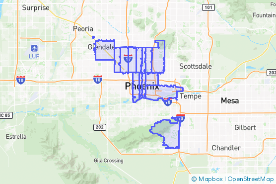 Service Area Map