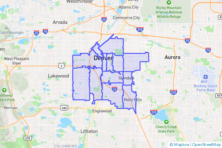 Service Area Map