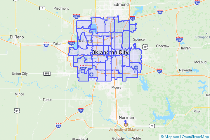 Service Area Map
