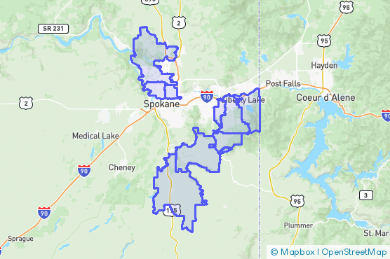 Service Area Map