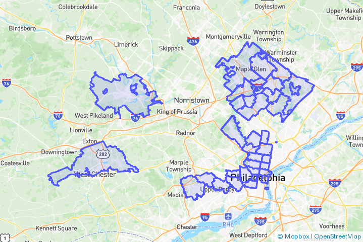 Service Area Map