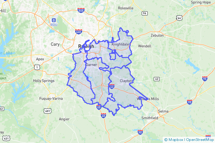 Service Area Map