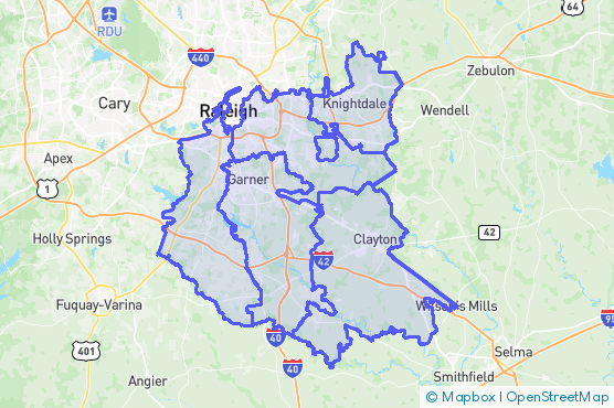 Service Area Map