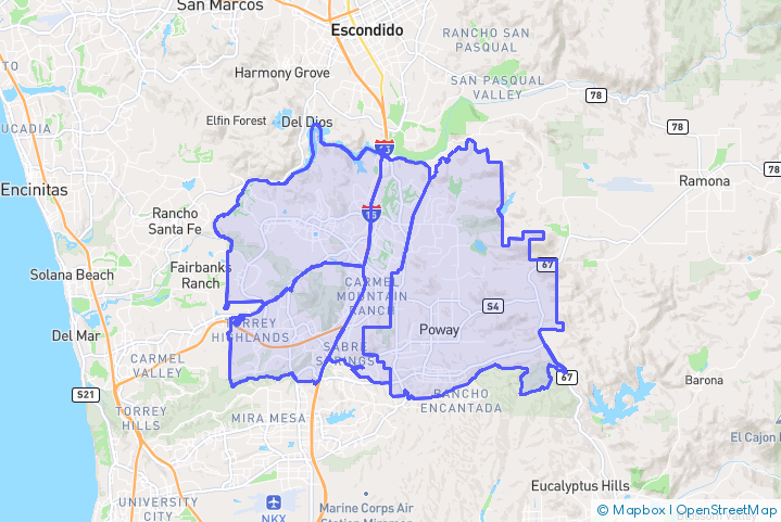 Service Area Map