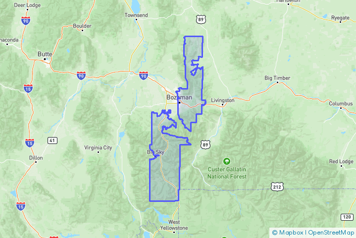 Service Area Map