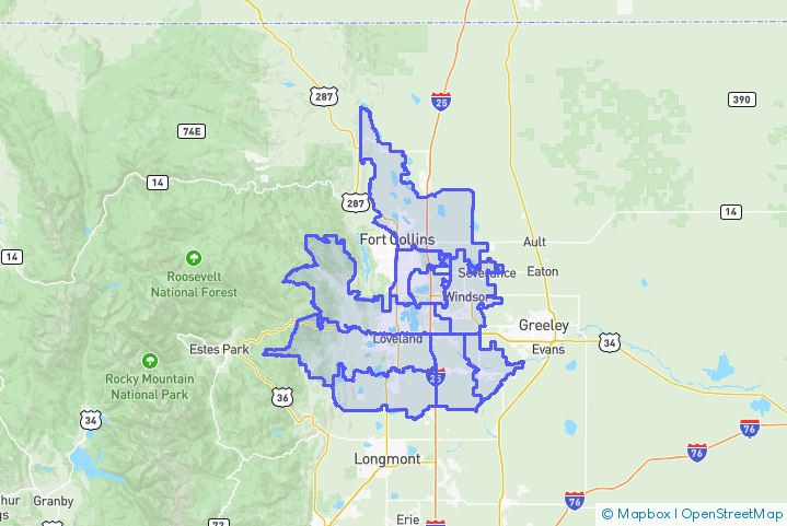 Service Area Map