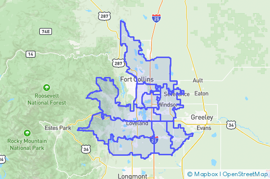 Service Area Map