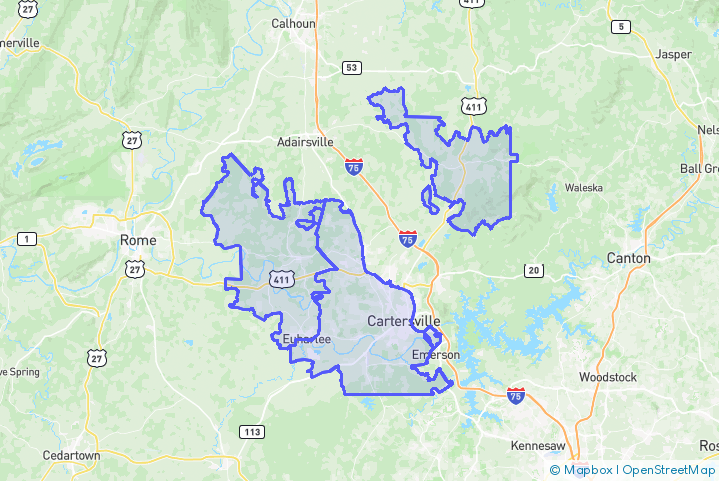Service Area Map