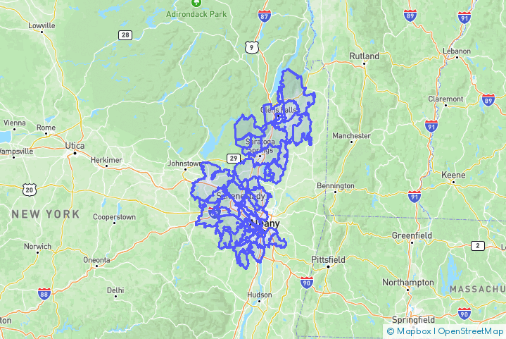 Service Area Map