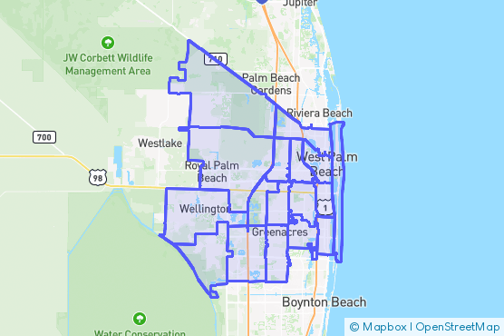 Service Area Map