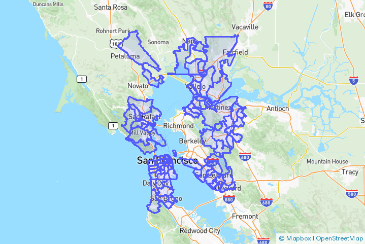 Service Area Map