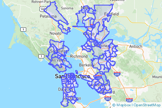 Service Area Map