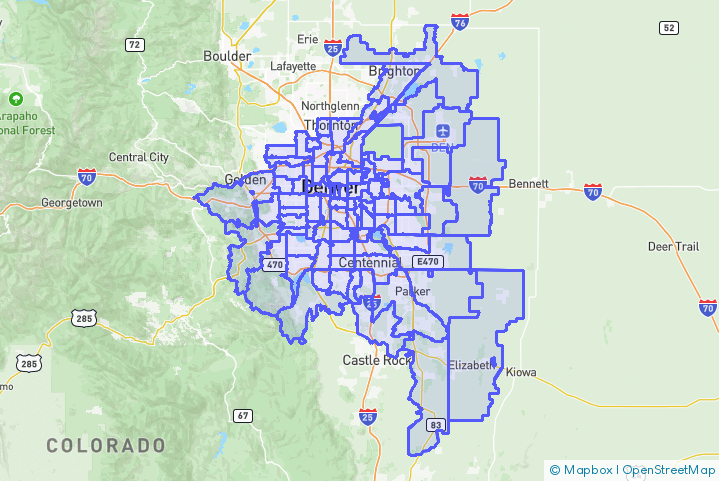 Service Area Map