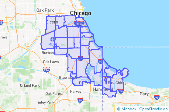 Service Area Map