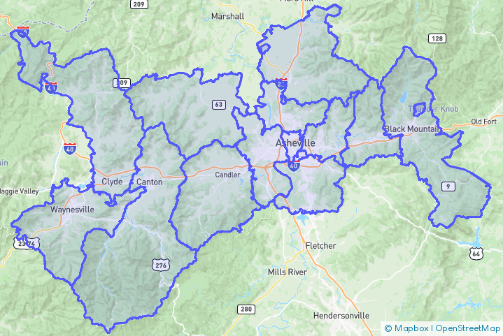 Service Area Map
