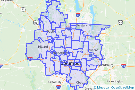 Service Area Map