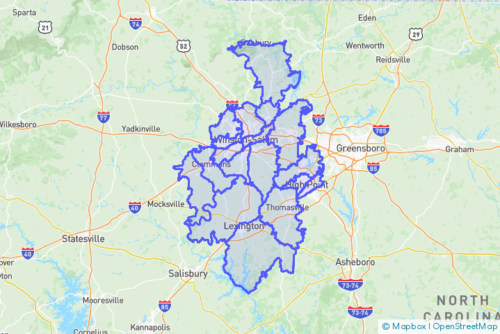 Service Area Map