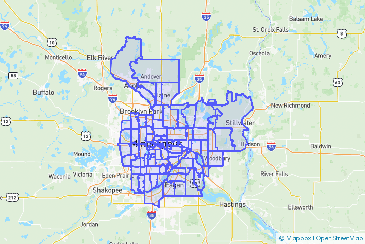 Service Area Map