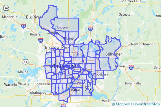 Service Area Map