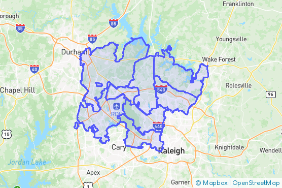 Service Area Map