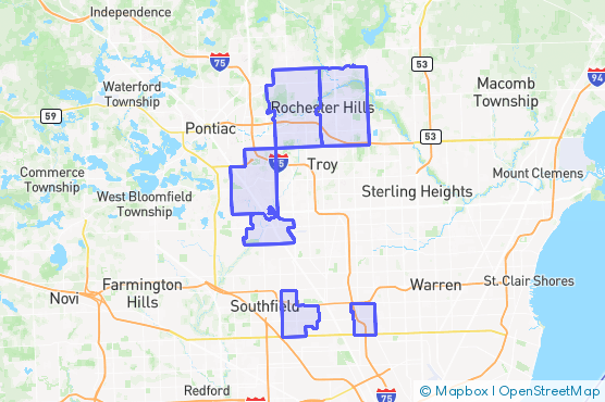 Service Area Map