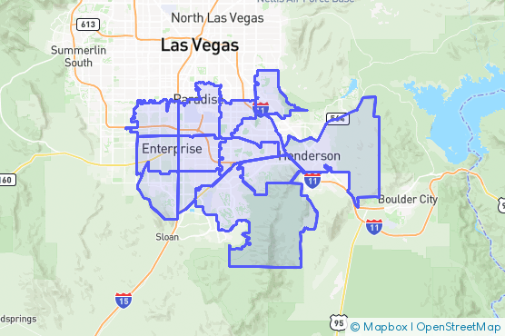 Service Area Map