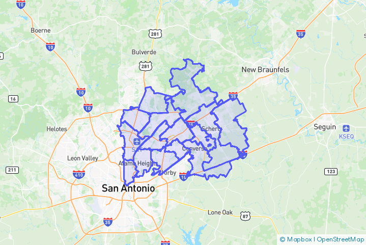 Service Area Map