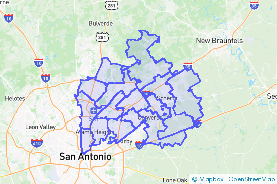 Service Area Map