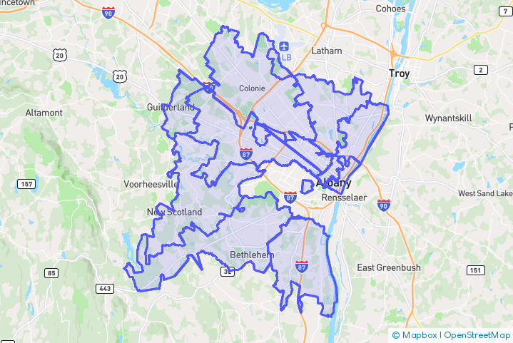 Service Area Map