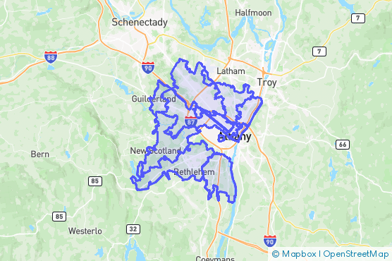 Service Area Map
