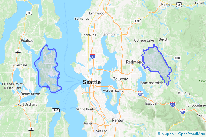 Service Area Map