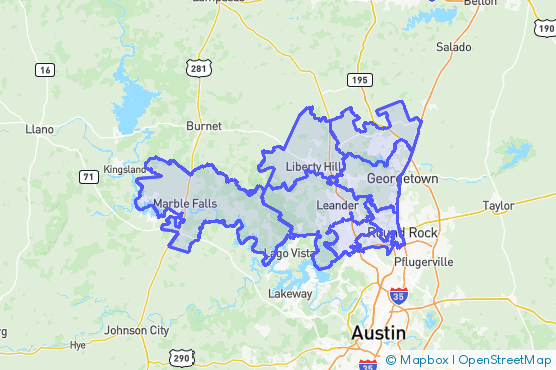 Service Area Map