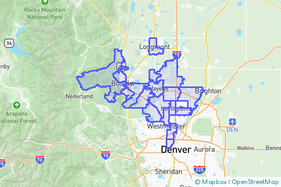 Service Area Map
