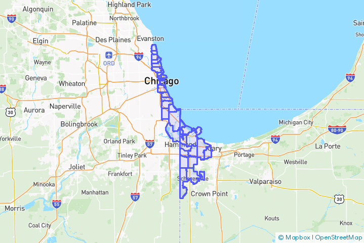 Service Area Map