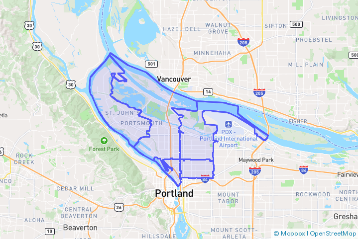 Service Area Map