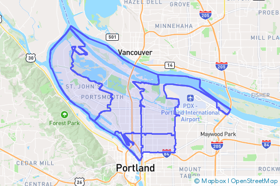 Service Area Map