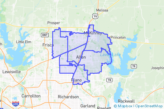 Service Area Map