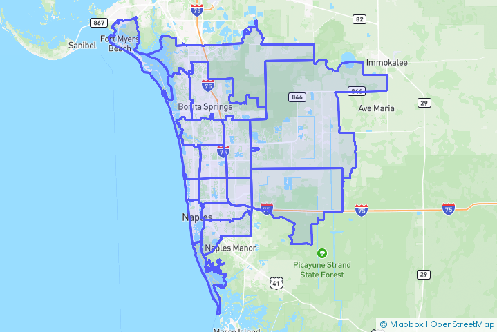 Service Area Map