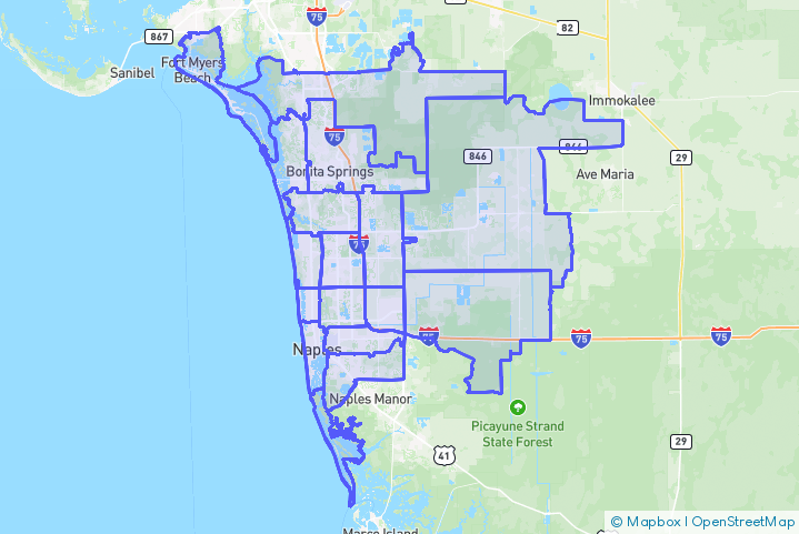 Service Area Map