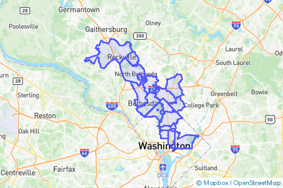 Service Area Map