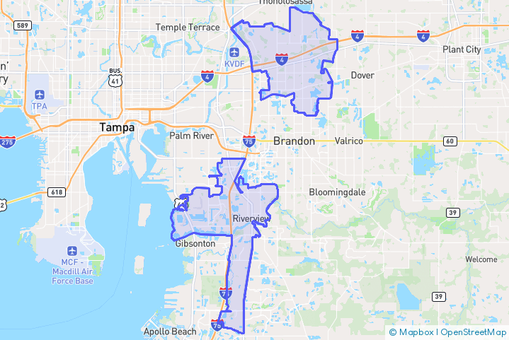 Service Area Map