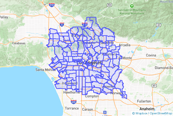 Service Area Map