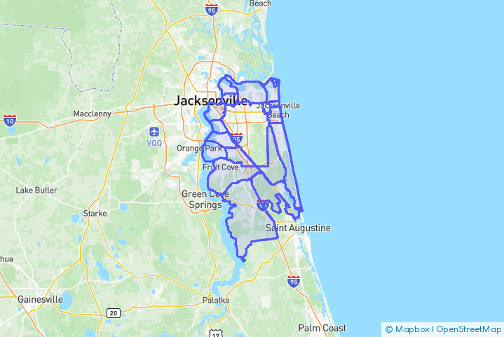 Service Area Map