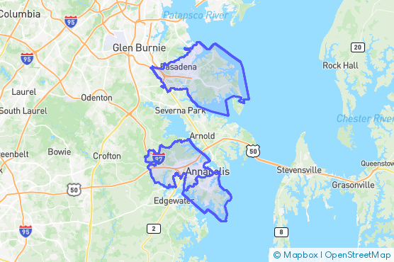 Service Area Map