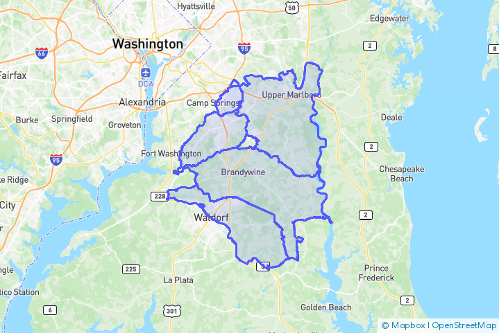 Service Area Map