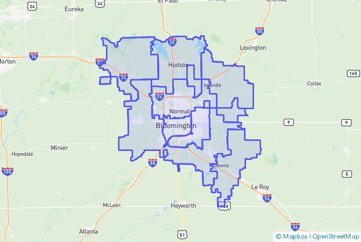 Service Area Map