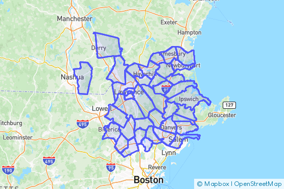 Service Area Map