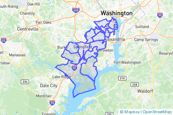 Service Area Map